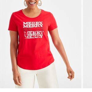 Style&Co Petite Whimsy Graphic T-Shirt, Created for Macy's